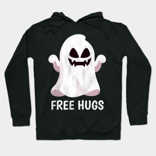 Halloween Costume Men Women Gift Kids Boo Free Hugs Ghost Hoodie